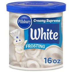 Pillsbury Crmy Suprm White Frosting - 16 Oz