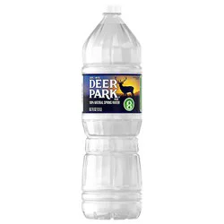 Deer Park No Flavor Natural Spring Water Bottle - 50.7 Oz