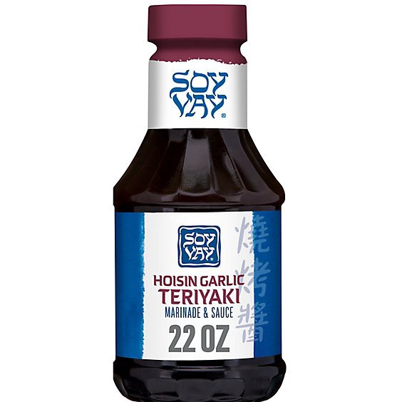 slide 1 of 1, Soy Vay Hoisin Garlic Teriyaki Marinade And Sauce - 22 Oz, 22 oz