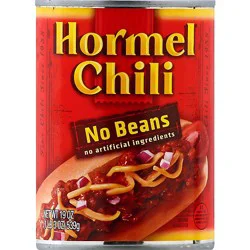 Hormel Chili No Beans - 19 Oz