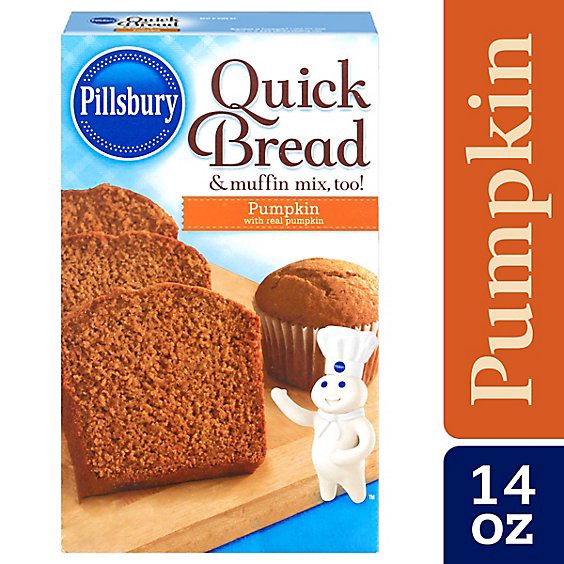 slide 1 of 4, Pillsbury Pumpkin Quick Bread - 14 Oz, 14 oz