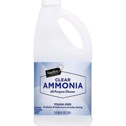 Signature Select Ammonia Clear - 64 Fz