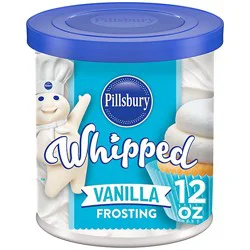 Pillsbury Fluffy Frost Vanilla Marshmallow Flavored Frosting Tub - 12 Oz