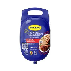 Butterball Turkey Breast Roast With Gravy Packet Boneless Cajun Style No Thaw Frozen - 3 Lb