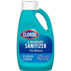 Clorox Laundry Sanitizer 0% Bleach Color Safe Clean Linen - 42 Fl. Oz.