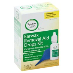 Signature Select/care Earwax Removal Aid Drops Kit - .5 Fz