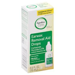 Signature Select/care Earwax Removal Aid Drops - .5 Fz