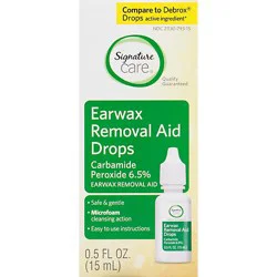 Signature Select/care Earwax Removal Aid Drops - .5 Fz