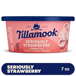 Tillamook Seriously Strawberry Farmstyle Cream Cheese Spread - 7 Oz