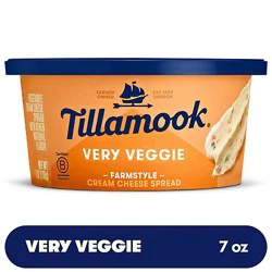 Tillamook Very Veggie Farmstyle Cream Cheese Spread - 7 Oz