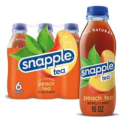 Snapple Peach Tea Recycled Bottles - 6-16 Fl. Oz.