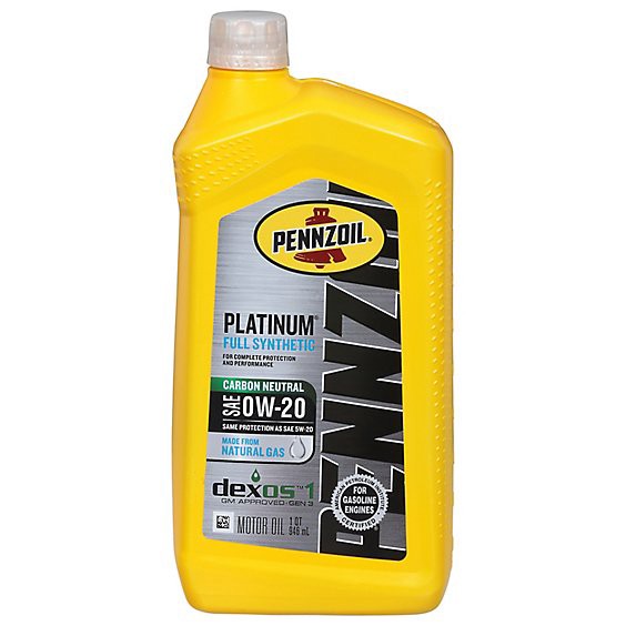 slide 1 of 1, 1 Qt Pennzoil Platinum Full Syn - 32 Fz, 32 fl oz