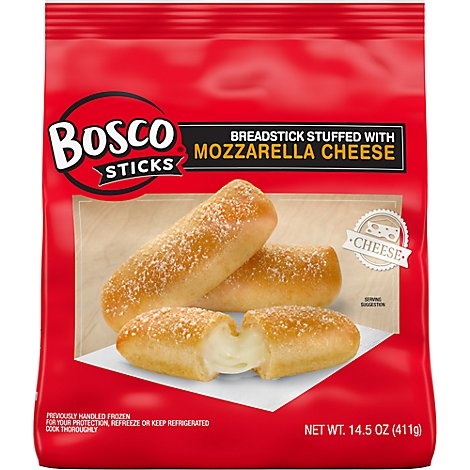 slide 1 of 1, Bosco Mozzarella Cheese Stuffed Breadsticks, 14.5 oz;14.517 oz