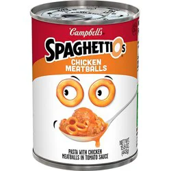 Campbell's Spaghettios Canned Pasta With Chicken Meatballs - 15.6 Oz