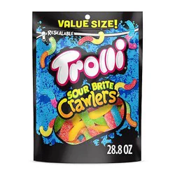 Trolli Fruit Flavors Sweet And Sour Sour Brite Crawlers - 28.8 Oz