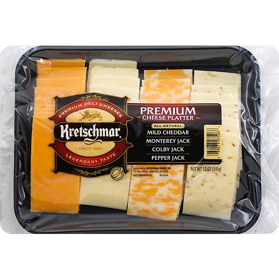 slide 1 of 1, Kretschmar Premium Cheese Platter - 12 Oz, 12 oz
