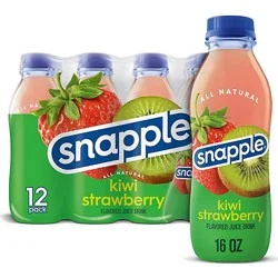Snapple Kiwi Strawberry Juice Drink Recycled Bottles - 12-16 Fl. Oz.