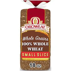 Oroweat Whole Grains 100% Whole Wheat Bread - 18 Oz