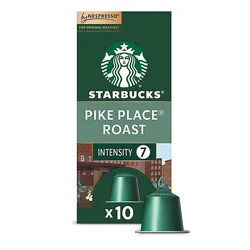 Starbucks By Nespresso Original Line Pike Place Roast Capsules Box 10 Count - Each