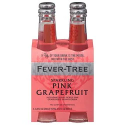 Fever Tree Soda Sprklng Pink Grpfrt - 4-6.8fz