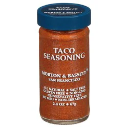 Morton & Bassett Taco Seasoning - 2.4 Oz