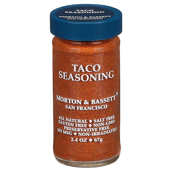 slide 1 of 13, Morton & Bassett Taco Seasoning - 2.4 Oz, 2.4 oz