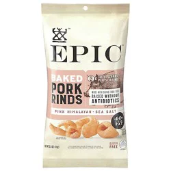 Epic Pork Rinds Baked Himalayan Sea Salt - 2.5 Oz