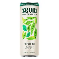 Zevia Organic Green Zero Sugar Tea - 12 Fl. Oz.
