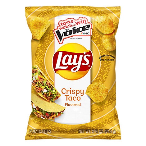 Lays Crispy Taco Potato Chips 2.625 oz | Shipt