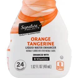 Signature Select Liq Water Enhancer Orange Tangerine - 1.62 Fz
