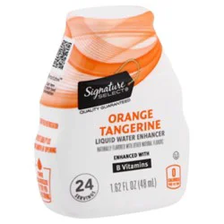 Signature Select Liq Water Enhancer Orange Tangerine - 1.62 Fz