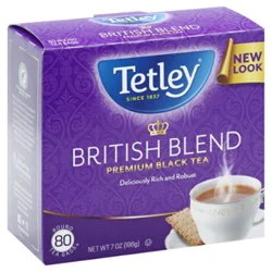 Tetley British Blend Tea - 80 Ct