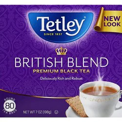 Tetley British Blend Tea - 80 Ct