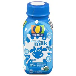 O Organics Milk Aseptic Low Fat - 8 Fl. Oz.