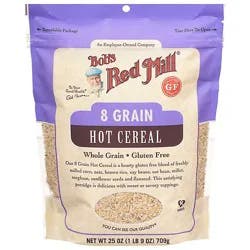 Bobs Red Mill Cereal Hot 8 Grain - 25 Oz