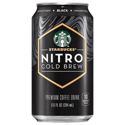 Starbucks Nitro Cold Brew Unsweet - 9.6 Fz