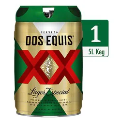 Dos Equis Mexican Lager Beer Keg - 5 Liter