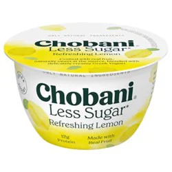 Chobani Less Sugar Fino Lemon Greek Yogurt - 5.3 Oz
