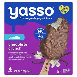 Yasso Bar Frz Vanilla Choc 4pk - 4-2.65 Fz