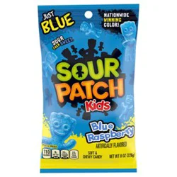 Sour Patch Kids Blue Raspberry Soft & Chewy Candy - 8 Oz