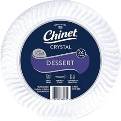 Chinet Cut Crystal Plate 7 Inch - 24 Ct