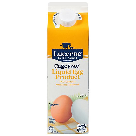 slide 1 of 10, Lucerne Cage Free Liquid Eggs - 32 Oz, 32 oz