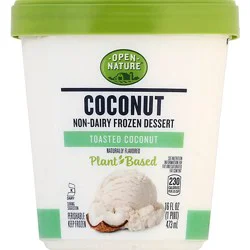 Open Nature Coconut Dessert Toasted Coconut - 1 Pt