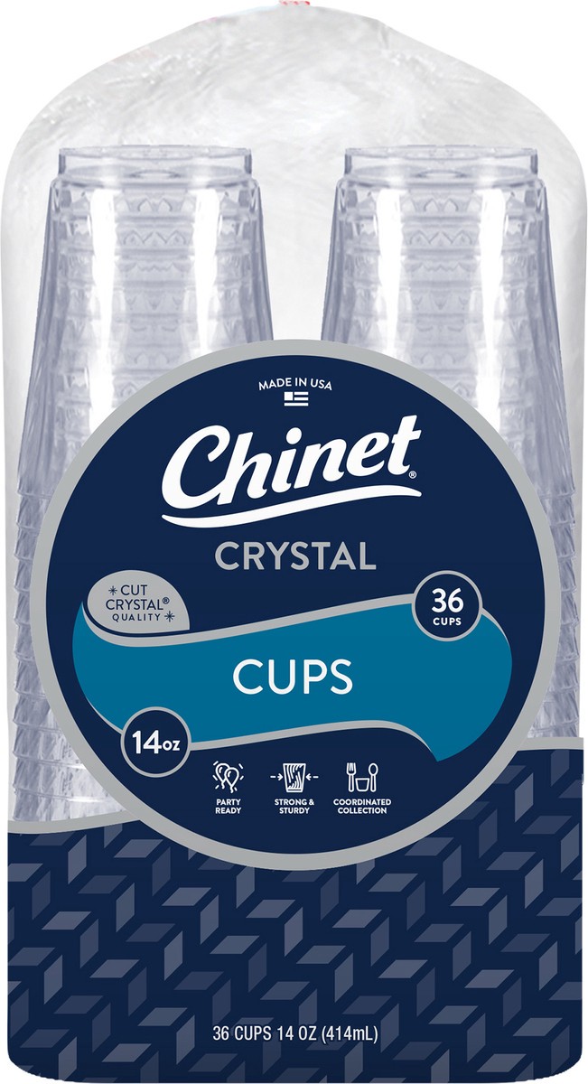 slide 5 of 6, Chinet Cut Crystal Clear Cup - 36 Ct, 36 ct