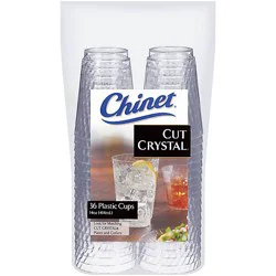 Chinet Cut Crystal Clear Cup - 36 Ct