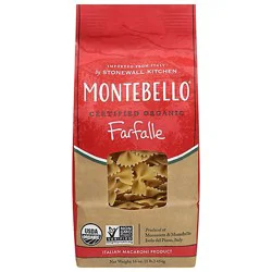 Montebello Organic Farfalle Pasta - 16 Oz