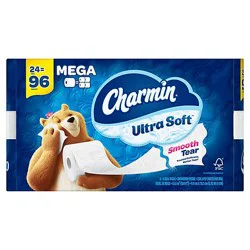 Charmin Ultra Soft Mega Roll Toilet Paper - 24 Roll