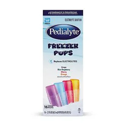 Pedialyte Freezer Pops Oral Electrolyte - 16-2.1 Fz