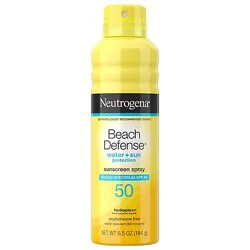Neutrogena Beach Defense Water Sun Protection Spray Spf50 - 6.5 Oz