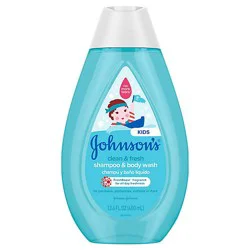 Johnsons Fresh & Clean Kids Shampoo & Wash - 13.6 Fz
